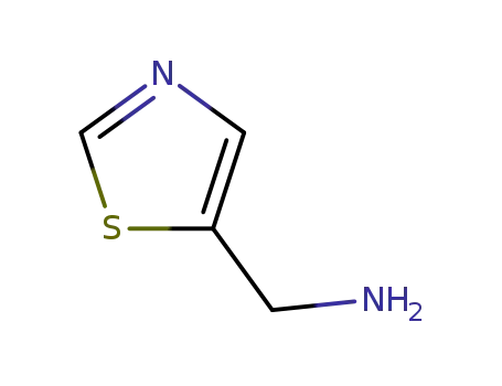 Molecular Structure of 161805-76-1 (1,3-THIAZOL-5-YLMETHYLAMINE)