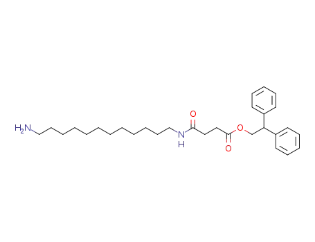 2,2-diphenylethyl 4-(12-aminododecylamino)-4-oxobutanoate