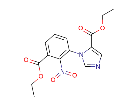 ethyl 1-[3-(ethoxycarbonyl)-2-nitrophenyl]-1H-imidazole-5-carboxylate