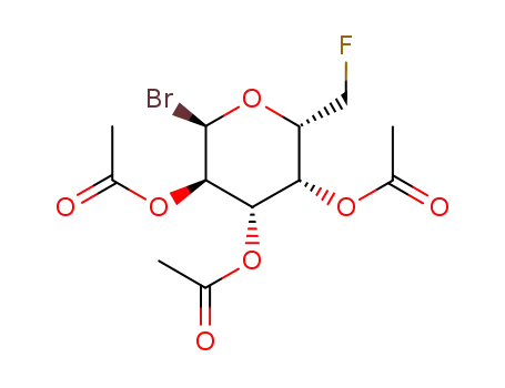 2,3,4-tri-O-acetyl-6-deoxy-6-fluoro-α-D-galactopyranosyl bromide