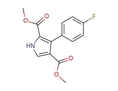 1H-Pyrrole-2,4-dicarboxylic acid, 3-(4-fluorophenyl)-, dimethyl ester