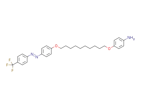 (E)-4-(10-(4-((4-(trifluoromethyl)phenyl)diazenyl)phenoxy)decyloxy)aniline