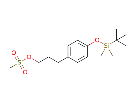 3-(4-(tert-butyldimethylsilyloxy)phenyl)propyl methanesulfonate