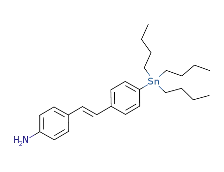 4-[2-(4-tributylstannanylphenyl)vinyl]phenylamine