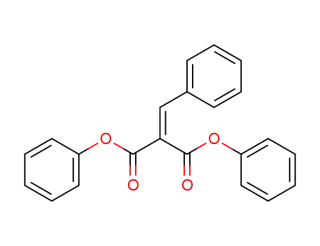 Molecular Structure of 25601-04-1 (Benzylidenemalonic acid diphenyl ester)