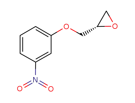 Molecular Structure of 171721-34-9 ((S)-2-((3-NITROPHENOXY)METHYL)OXIRANE)
