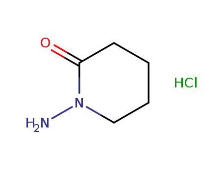 Molecular Structure of 31967-08-5 (1-aminopiperidin-2-one hydrochloride)