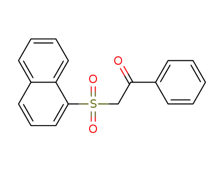 2-(naphthalen-1-ylsulfonyl)-1-phenylethan-1-one