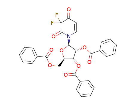 1-(2,3,5-tri-O-benzoyl-β-D-ribofuranosyl)-3,3-difluoropyridine-2,4(1H,3H)-dione