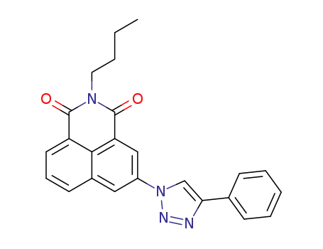 N-butyl-3-(4-phenyl-1,2,3-triazol-1-yl)-1,8-naphthalimide