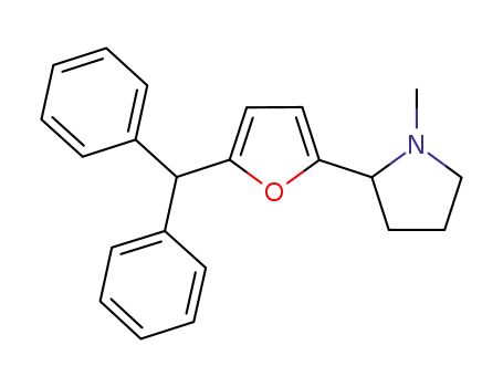 2-(5-benzhydrylfuran-2-yl)-1-methylpyrrolidine