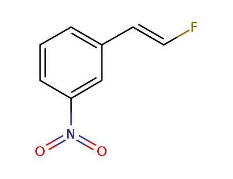 Molecular Structure of 1262431-33-3 ((E)-1-(2-fluorovinyl)-3-nitrobenzene)