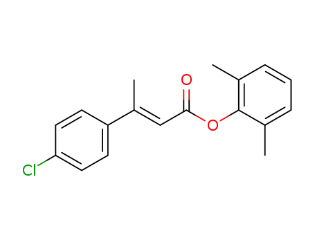 2,6-dimethylphenyl (E)-3-(4-chlorophenyl)-2-butenoate