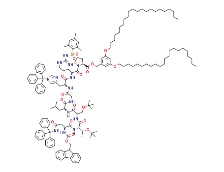 Molecular Structure of 1258442-38-4 (C<sub>157</sub>H<sub>218</sub>N<sub>14</sub>O<sub>18</sub>S)