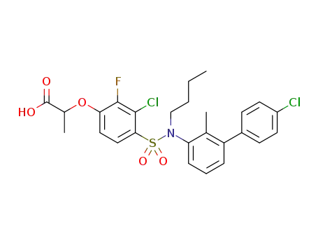 C<sub>26</sub>H<sub>26</sub>Cl<sub>2</sub>FNO<sub>5</sub>S