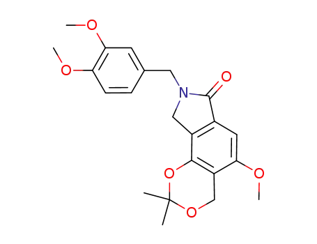 8-(3,4-dimethoxybenzyl)-2,2-dimethyl-8,9-dihydro-[1,3]dioxino[4,5-e]isoindol-7(4H)-one