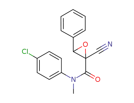 N-(4-chlorophenyl)-2-cyano-N-methyl-3-phenyloxirane-2-carboxamide