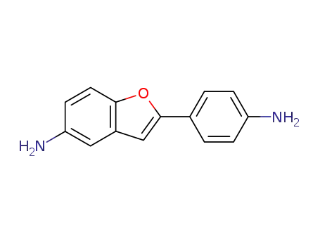 Molecular Structure of 84102-58-9 (5-AMINO-2-(4-AMINOPHENYL)BENZOFURAN)