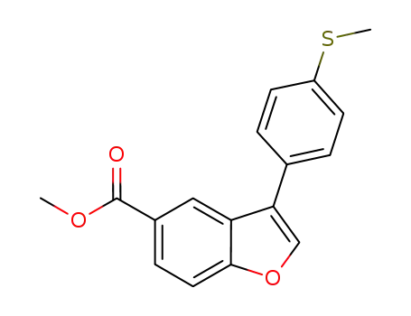 methyl 3-[4-(methylsulfanyl)phenyl]-1-benzofuran-5-carboxylate