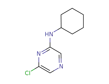 Molecular Structure of 642459-26-5 (6-Chloro-N-cyclohexylpyrazin-2-amine)