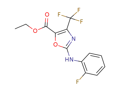 ethyl 2-(2-fluorophenylamino)-4-(trifluoromethyl)oxazole-5-carboxylate
