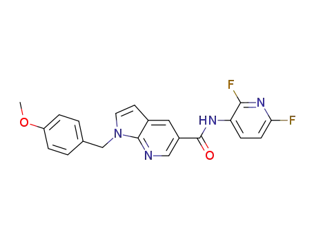 C<sub>21</sub>H<sub>16</sub>F<sub>2</sub>N<sub>4</sub>O<sub>2</sub>