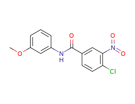 4-chloro-3-nitro-N-(3-methoxyphenyl)benzamide