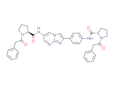 (2S)-1-(phenylacetyl)-N-{4-[6-({[(2S)-1-(phenylacetyl)pyrrolidin-2-yl]carbonyl}amino)imidazo[1,2-a]pyrimidin-2-yl]phenyl}pyrrolidine-2-carboxamide