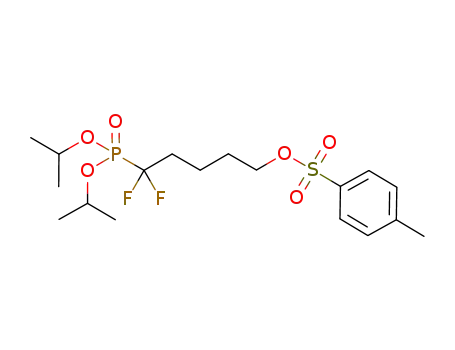 diisopropyl 1,1-difluoro-5-(p-toluenesulfonyloxy)pentylphosphonate
