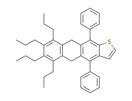 4,11-diphenyl-6,7,8,9-tetrapropyl-5,10-dihydroanthra[2,3-b]thiophene