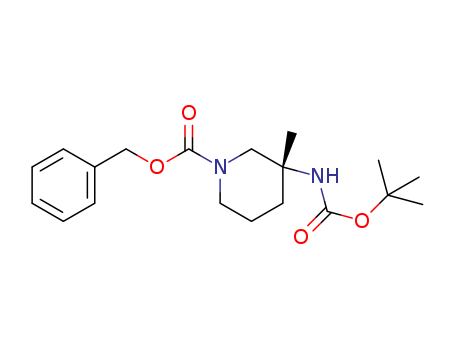 benzyl (3R)-3-[(tert-butoxycarbonyl)amino]-3-methylpiperidine-1-carboxylate