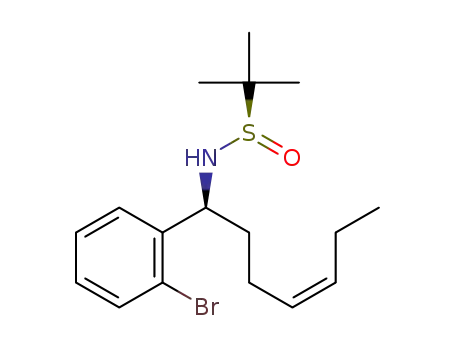 (Rs,1S,4Z)-N-[1-(2-bromophenyl)hept-4-en-1-yl]-2-methylpropane-2-sulfinamide