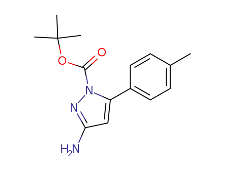 tert-butyl 3-amino-5-p-tolyl-1H-pyrazole-1-carboxylate