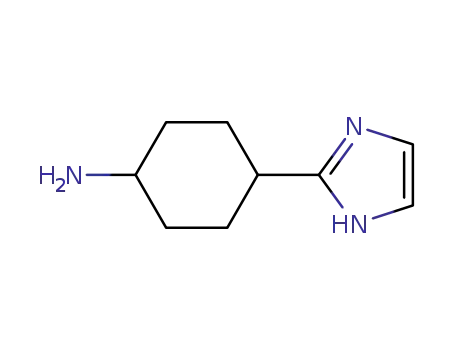 Molecular Structure of 933759-41-2 (Cyclohexanamine,  4-(1H-imidazol-2-yl)-)