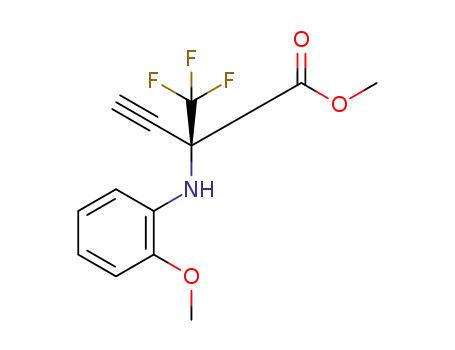 methyl (R)-2-((2-methoxyphenyl)amino)-2-(trifluoromethyl)but-3-ynoate