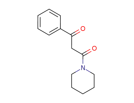 Molecular Structure of 58792-29-3 (1-phenyl-3-(piperidin-1-yl)propane-1,3-dione)