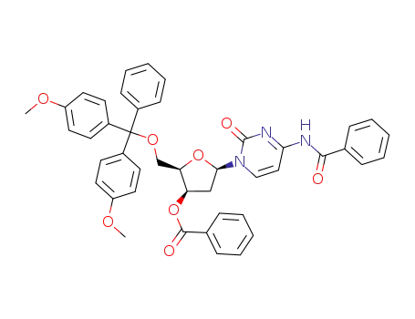 N<sup>4</sup>-benzoyl-1-<3-O-benzoyl-2-deoxy-5-O-(4,4'-dimethoxytriphenylmethyl)-β-D-threo-pentofuranosyl>cytosine