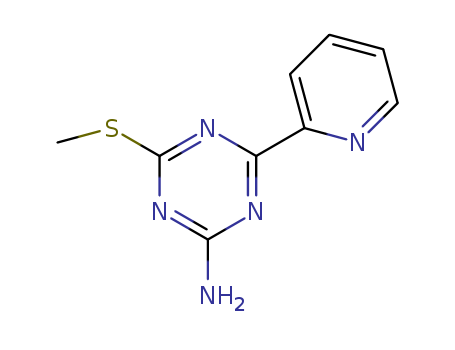 4-(METHYLTHIO)-6-(2-PYRIDYL)-1,3,5-TRIAZIN-2-AMINE
