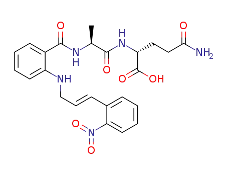 N(α)-{2-[(o-nitro)cinnamyl]amino}benzoyl-L-alanyl-D-glutamine