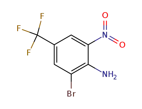 Molecular Structure of 113170-71-1 (4-AMINO-3-BROMO-5-NITROBENZOTRIFLUORIDE)