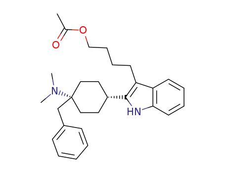 4-(2-(4-benzyl-4-(dimethylamino)cyclohexyl)-1H-indol-3-yl)butyl acetate