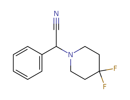 2-(4,4-difluoropiperidin-1-yl)-2-phenylacetonitrile