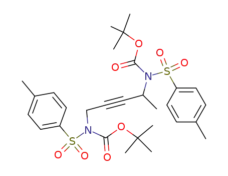N,N'-bis(tert-butyloxycarbonyl)-N,N'-bis[(4-methylphenyl)sulfonyl]-1-methyl-2-butyn-1,4-diamine