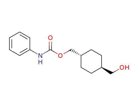 Molecular Structure of 1187856-29-6 (((1r,4r)-4-(hydroxymethyl)cyclohexyl)methyl phenylcarbamate)