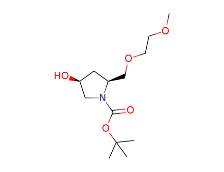 (2S,4S)-tert-butyl 4-hydroxy-2-((2-methoxyethoxy)methyl)pyrrolidine-1-carboxylate