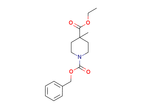 1-benzyl4-ethyl4-methylpiperidine-1,4-dicarboxylate