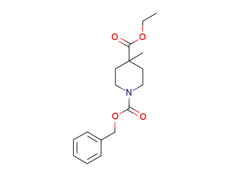 Molecular Structure of 203521-95-3 (N-Cbz-4-Methylisonipecotic acid ethyl ester)
