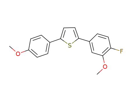 2-(4-fluoro-3-methoxyphenyl)-5-(4-methoxyphenyl)thiophene
