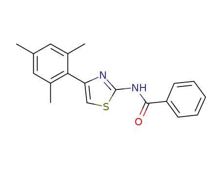 Molecular Structure of 1001753-24-7 (N-(4-Mesitylthiazol-2-yl)benzaMide)