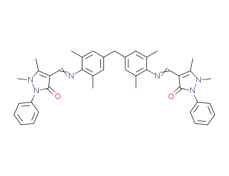 Molecular Structure of 1296869-07-2 (CH<sub>2</sub>[C<sub>6</sub>H<sub>2</sub>(CH<sub>3</sub>)2NCHC<sub>3</sub>N<sub>2</sub>(CH<sub>3</sub>)2(C<sub>6</sub>H<sub>5</sub>)O]2)